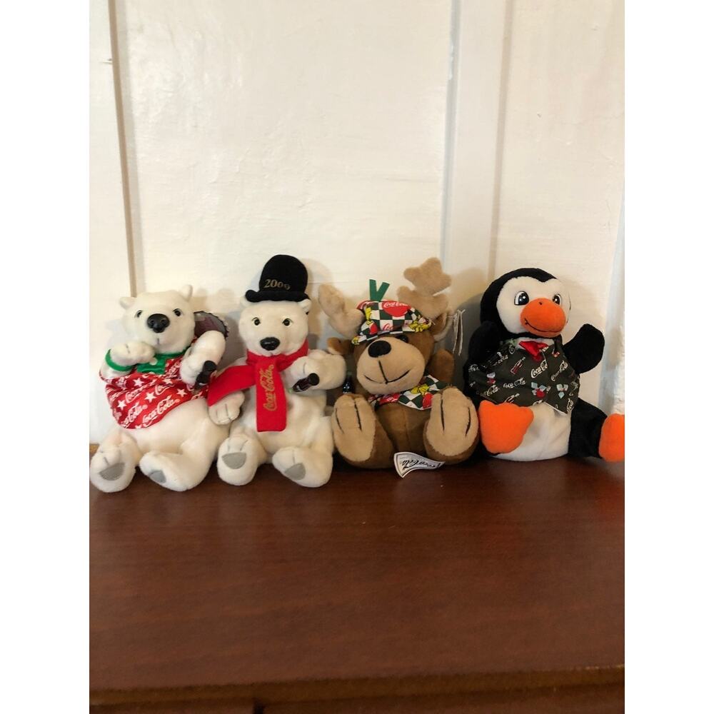 Coca Cola Bean Bag Animals